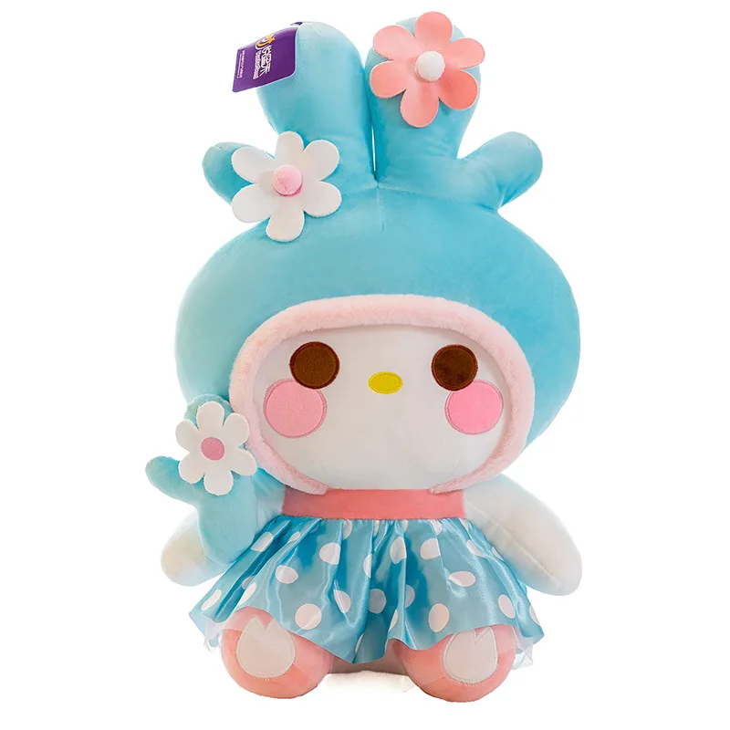 Sanrio lindo juguete de peluche creativo Animal ciervo de verano niños cumpleaños regalo de Navidad para niñas premio muñeco de peluche venta al por mayor regalo de peluche