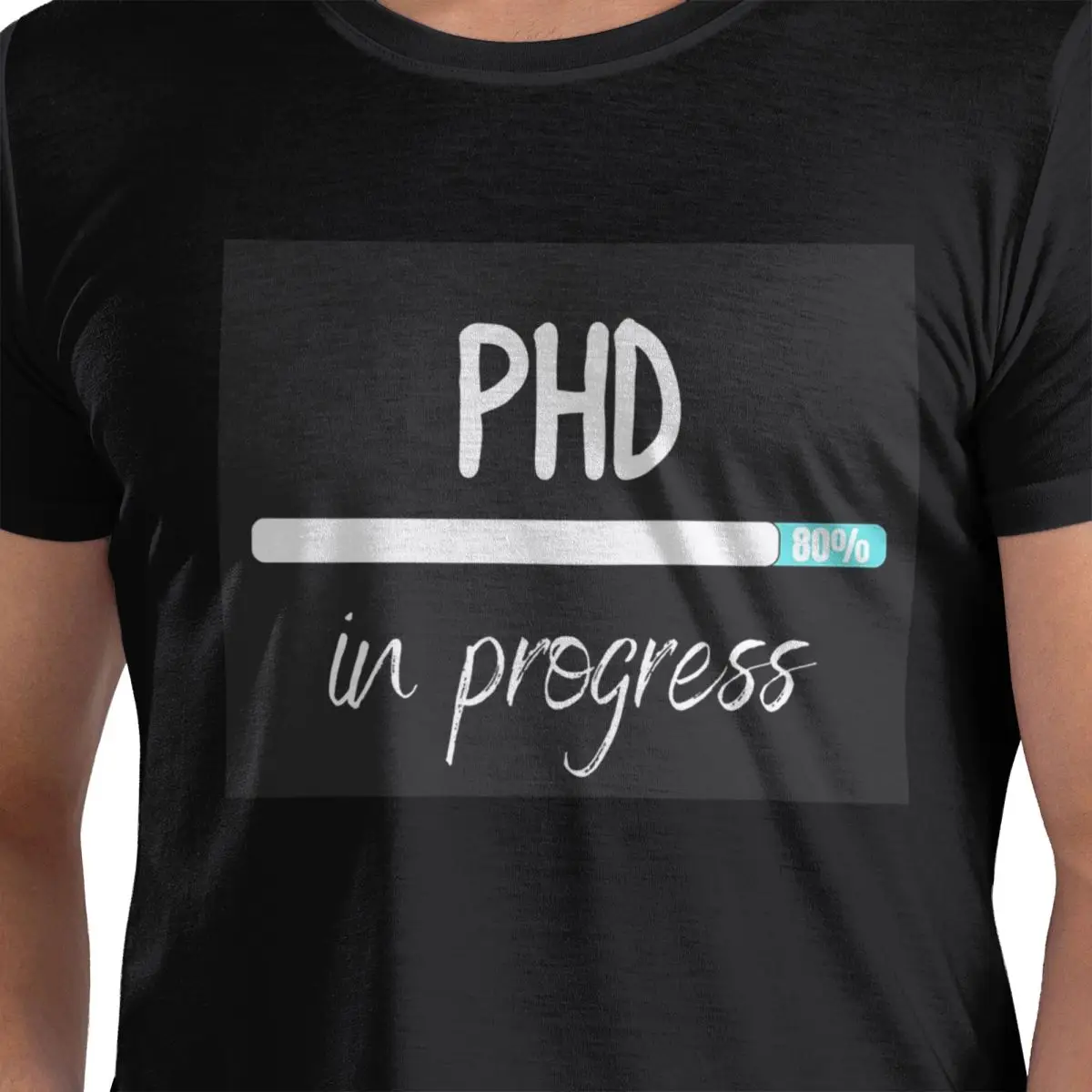 

Phd In Progress 100% Cotton T-Shirt Men's Oversized T Shirts Men Crew Neck Short Sleeve S-6XL