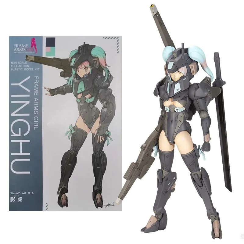 

Kotobukiya Frame Arms Girl Model Kit FG027 Yinghu Аниме Фигурка Строительный комплект Мобильный костюм Девушка Фигурки Игрушки для мальчиков Подарок