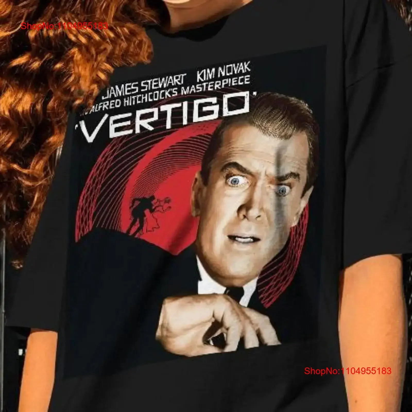 Vertigo T Shirt graphic tees vintage movie horror sweaT hoodies alfred hitchcock old vintage Washed Casual fashion homme Soft