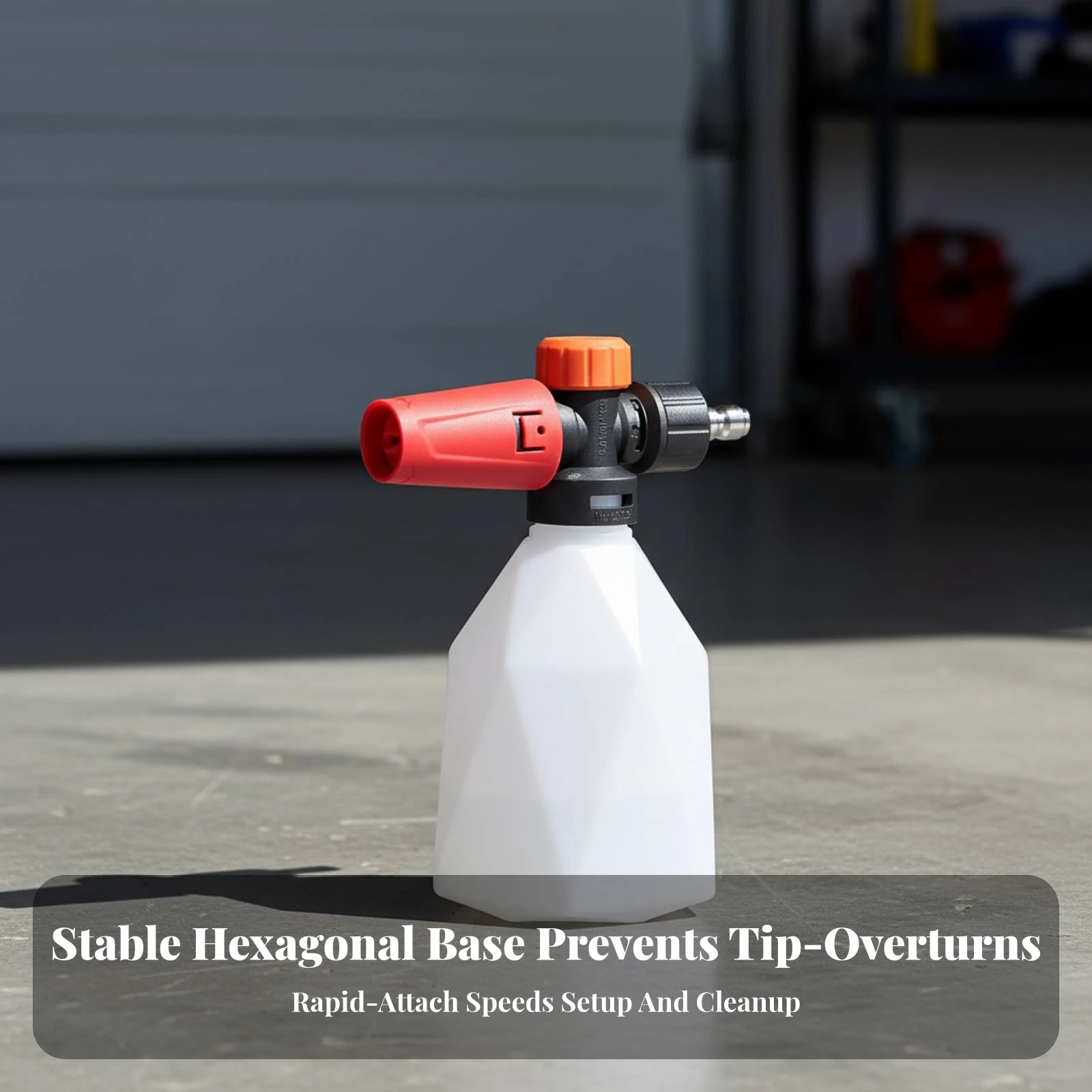 Pressure Washer Adjustable Foam Sprayer Translucent for Car Owners, Vehicle Detailing