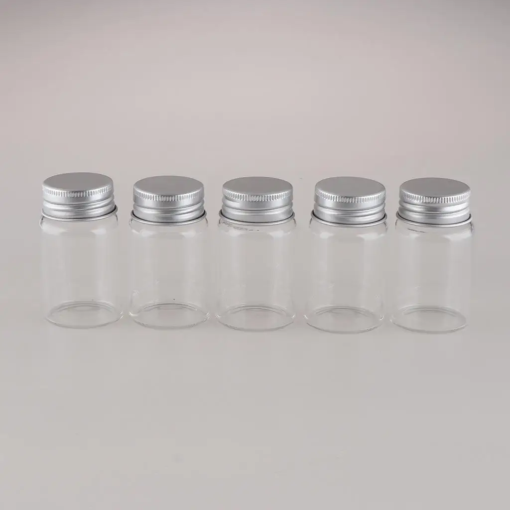 空の詰め替え可能なガラス瓶、マルチパック化粧品収納容器、ネジ蓋付きジャー、メイクアップキットツールとアクセサリー用