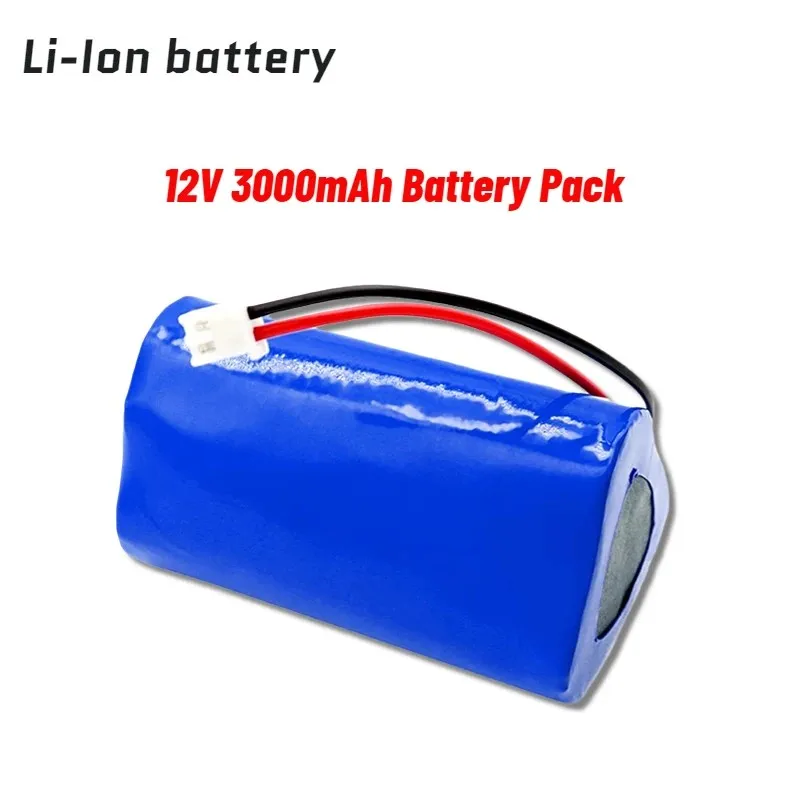 

12V 3000mAh 3S 18650 Lithium for Udi U12A Syma S033g Q1 H100 H101 H102 FT009 RC Boat Model Parts EL-2P/SM/JST Plug/T