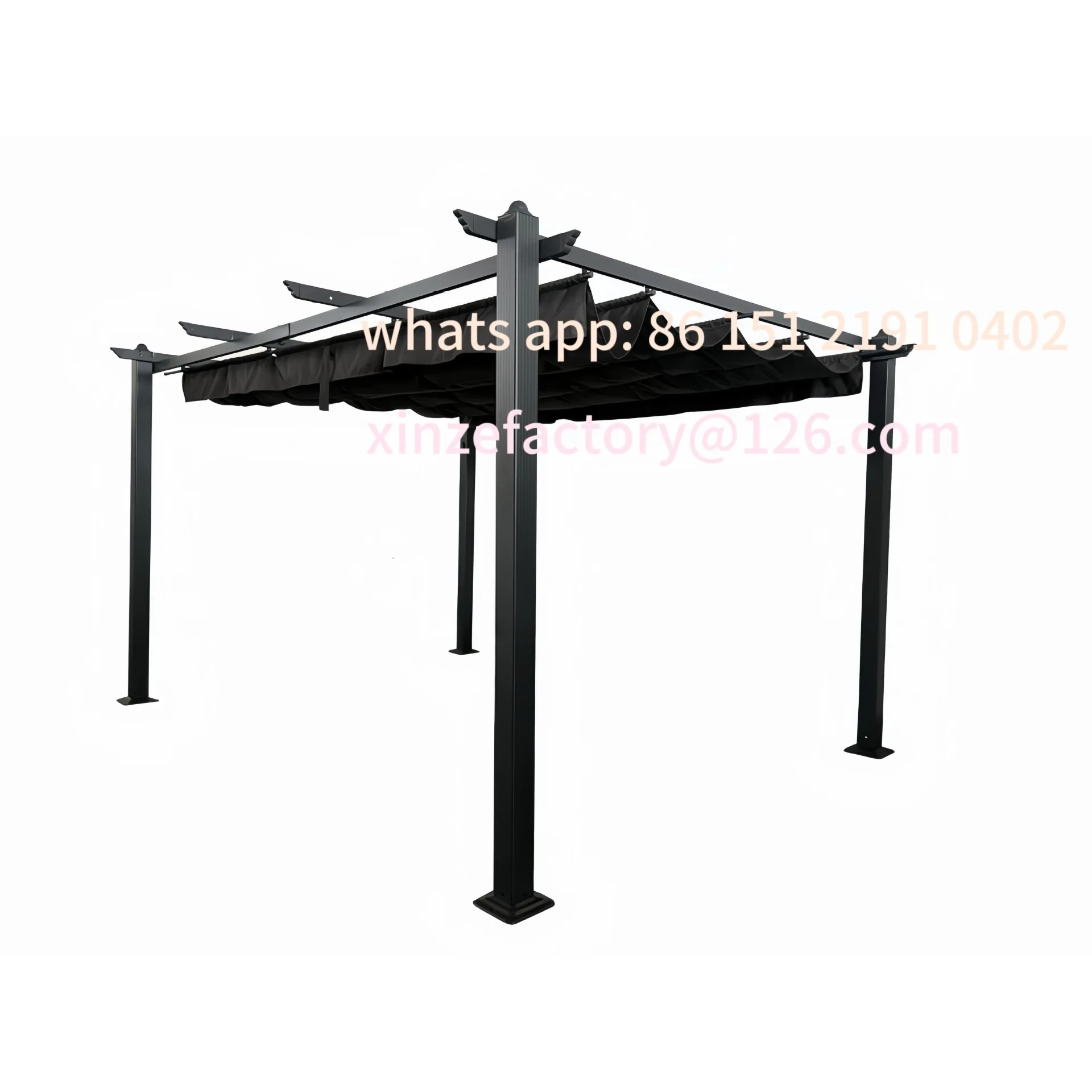 

Customizable outdoor grape trellis patio aluminum