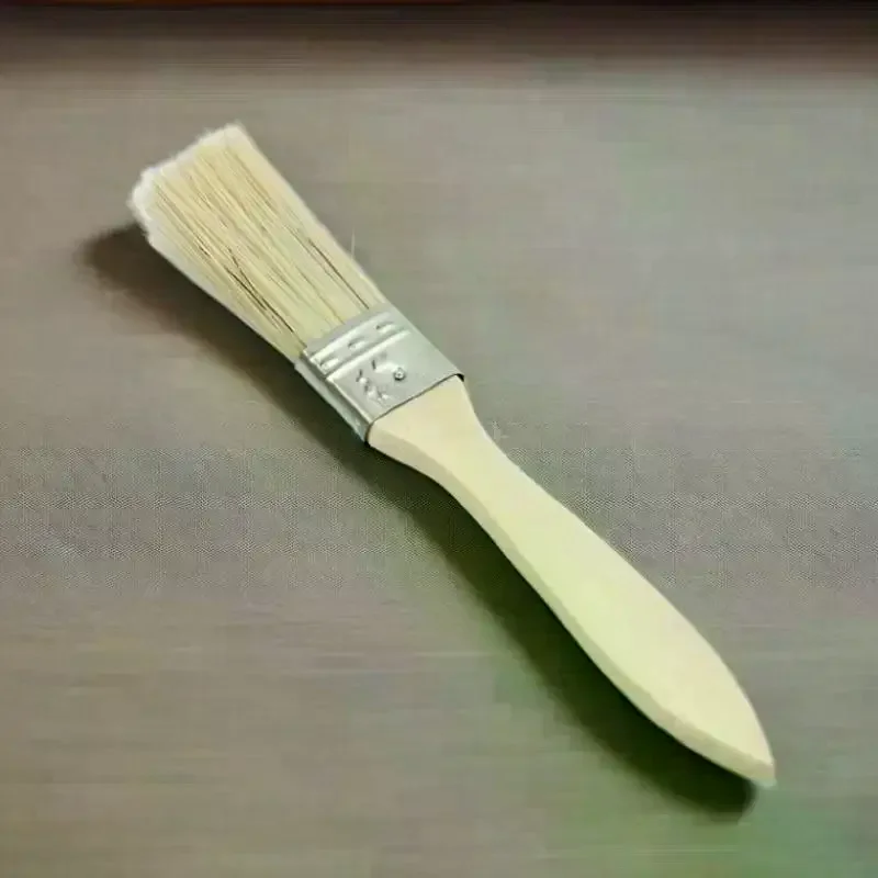 10pcs Small Paint Brush Suitable For Art Handwork Painting Dyeing Varnish Glue Application Wooden Handle Indoor/Outdoor Repair