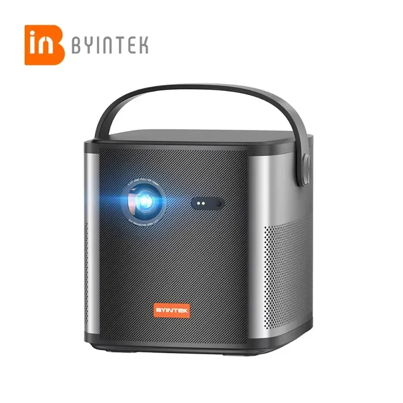 BYINTEK U80 4K HD 3D Mini Projector Portable Android 1080P DLP Home Theater with Auto Focus Lens LED Battery Included