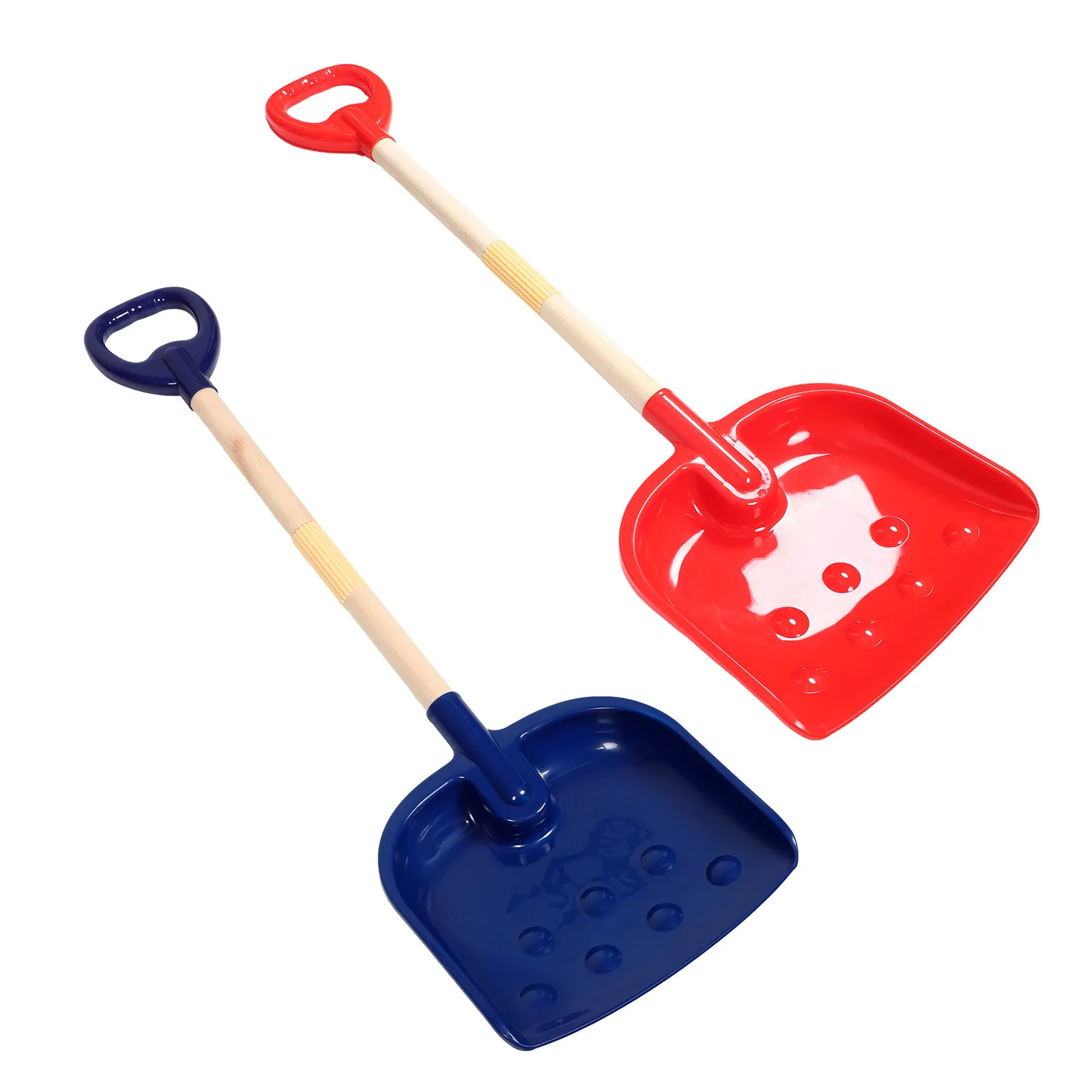 2Pcs Kids Snow Shovel Thickened Plastic Hand for Sand Snow Digging Outdoor Sandbox Play Equipment Sand Scoop