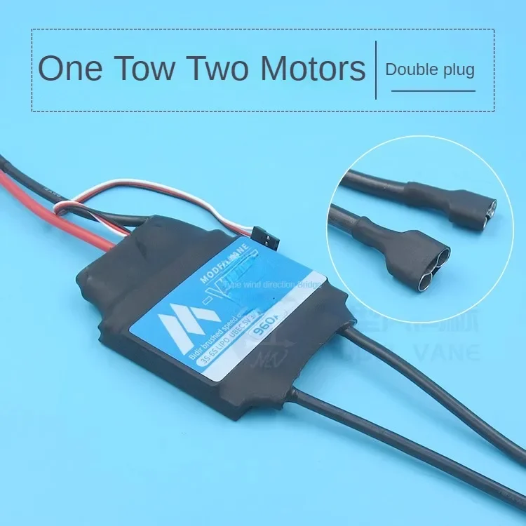 Bidirectioneel Geborsteld Esc 12V-24V 960a Hoog Vermogen Geen Waterdichte Sleepnet Boot 997 Motor Esc T/Xt60 Plug 1 Tow1-4 Motoren