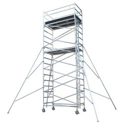 Aluminum scaffolding for easy mobile scaffold for house building