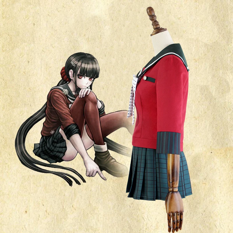 New Danganronpa V3 Harukawa Maki Cosplay Costume women Japanese Game Uniform Suit Outfit Clothes Tops Skirts Accessories