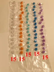 HydroPeel Tips SMALL TEAL For Hydra Skin Facial MD EDGE SYSTEMS Machine Replacement heads 15/PK