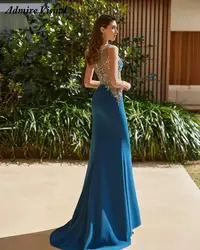 Newest Elegant Party Dress For Women Mermaid Strapless Sleeveless With Beading Customized Special Occasion Gowns