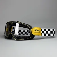 Gafas de Motocicleta Vintage 100%, Gafas de Esquí, Gafas Antiviento para Conducir al Aire Libre, Gafas de Motocross Harley