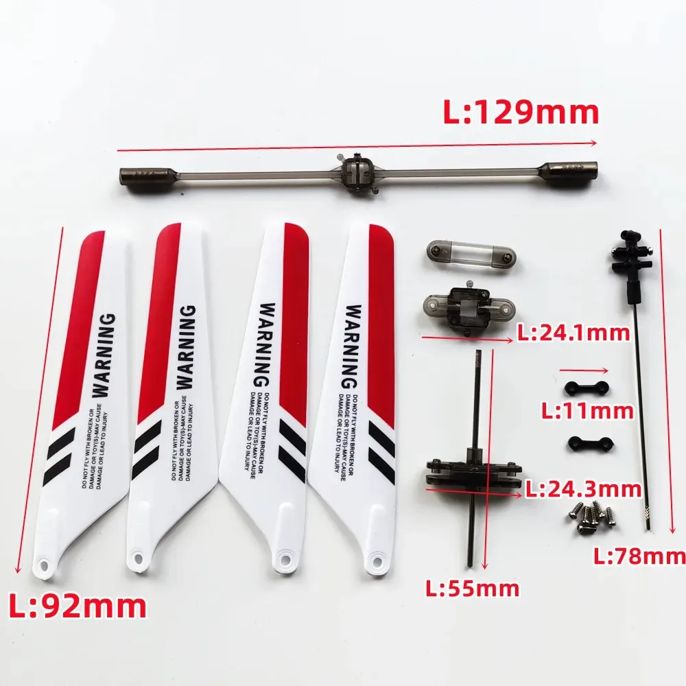 Head Main Blades Tail Motor A B Balance Bar Buckles Grips SYMA S107 S107G Spare Parts R/C Mini Helicopter Copter Toys Access