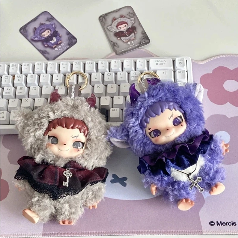 

Серия игр Tinnaya The Little Witch: Слепая коробка-сюрприз с милой плюшевой куклой Тиннайя, виниловая фигурка, подарок на день рождения для девочки, декоративная коллекционная игрушка