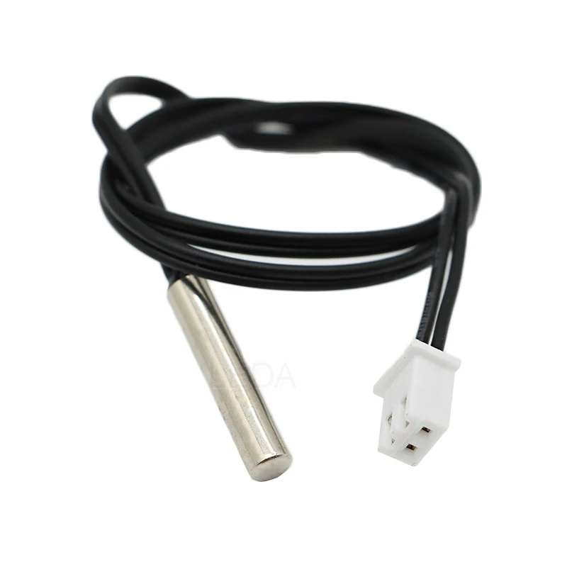 Imagem -03 - Sensor de Temperatura do Termistor Impermeável Sonda do Cilindro com Fio 4x20 mm Precisão de 10k Ohm 3435 Ntc 1pc