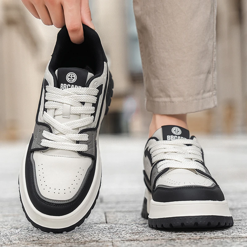 أحذية رجالية راقية، خريف 2025 أحذية عصرية جديدة متعددة الاستخدامات، أحذية رياضية بنعل سميك على الطراز الكوري، أحذية رياضية عصرية منخفضة الارتفاع #2