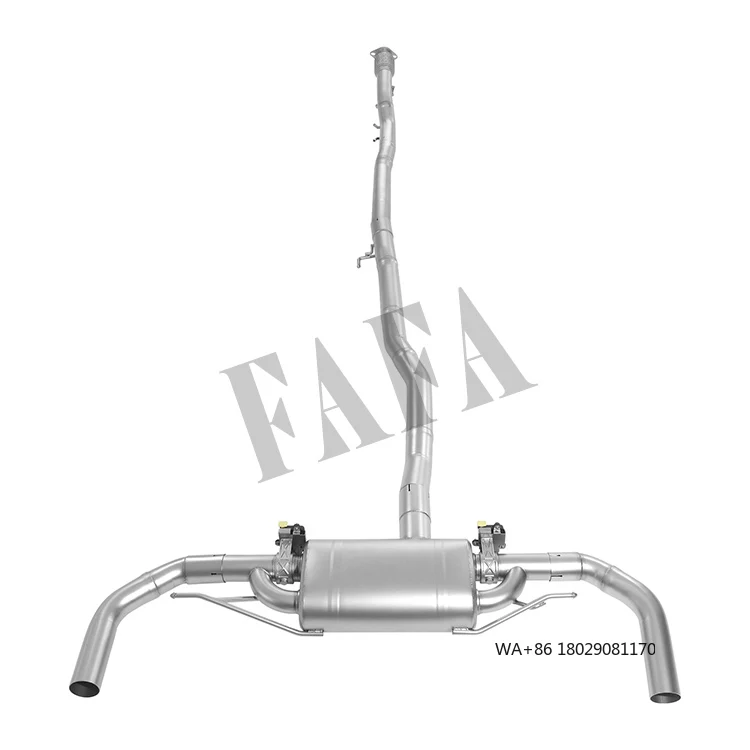 

Для GLB35 2.0T: Задняя секция выхлопной системы с электроклапаном, выхлопная труба Cat-Back, глушитель