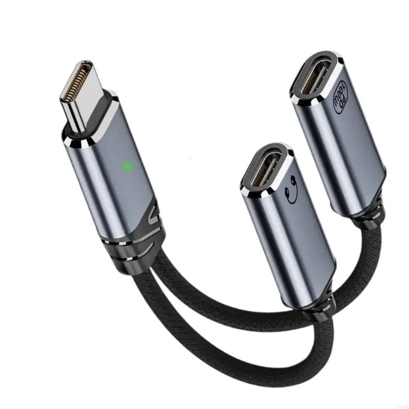 F3MA USB C SPLITTER 100W USB C ذكر لمضاعفة محول المقبس الإناث من النوع C