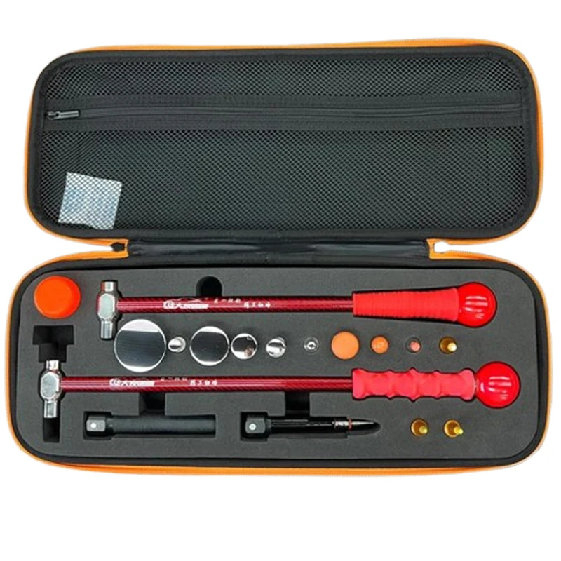 

Double Hammer Carbon Fiber Hammer Nylon Tap Down Tools Sheet Metal Hammer Tools for Car Dent Repair