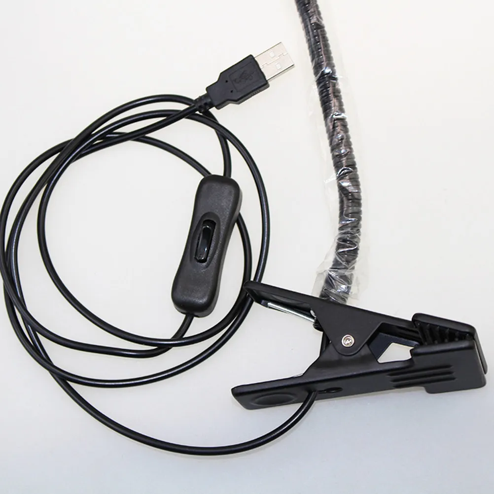3W LED Clip Lamp with Flexible Neck, Non-Flicker Eye Protection Reading Light for Bedside, Desk & Workshop