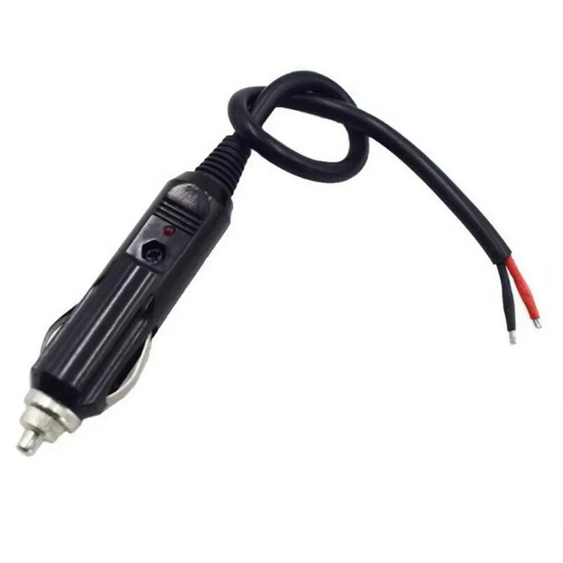 

High Quality 12V 24V Auto 20A Male Car Cigarette Lighter LED Socket Plug Connector Adapter