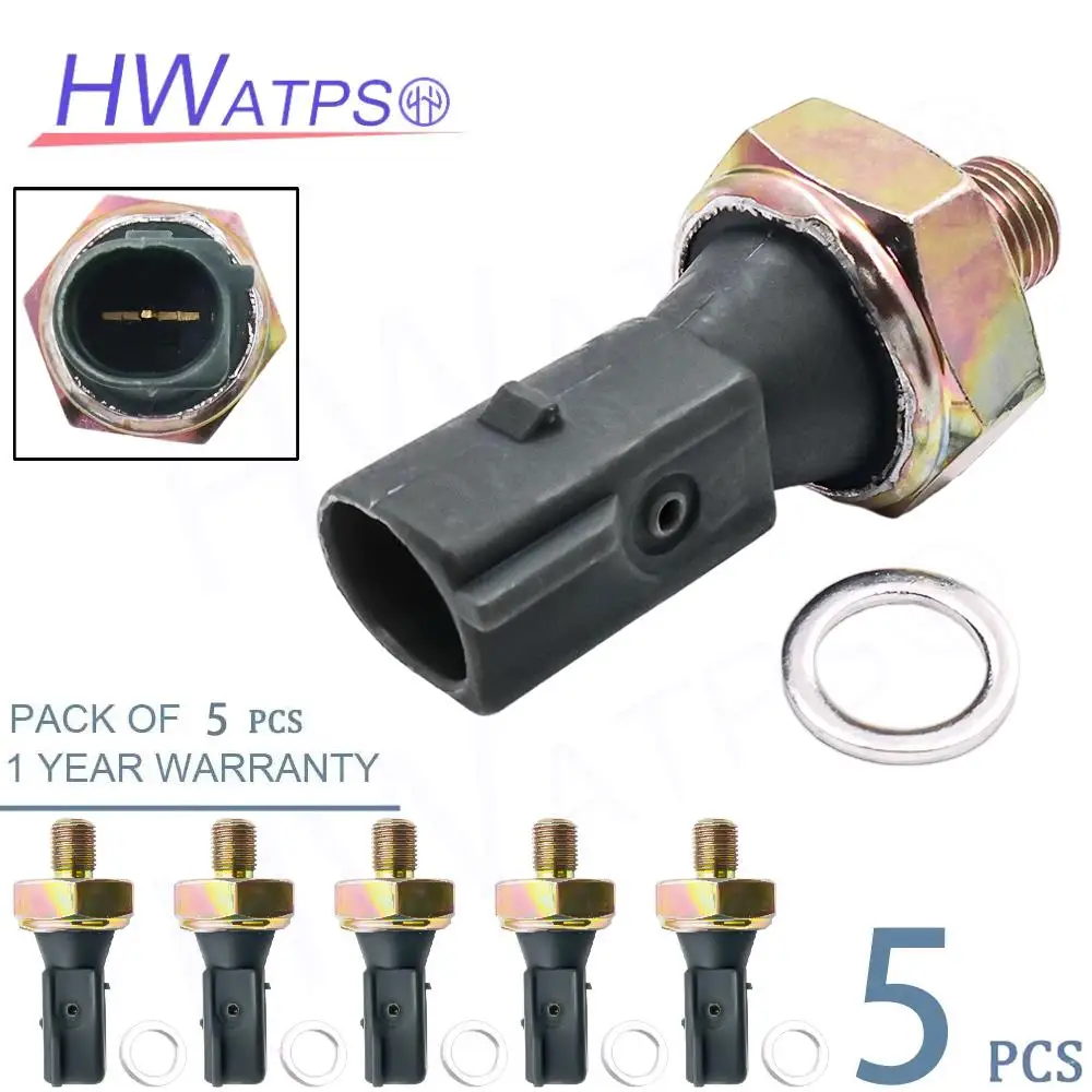 5pcs Oil Pressure Switch Sensor 03C919081 For VW Golf Polo CC Passat Tiguan Caddy Amarok Audi A3 A8 Q3 TT Skoda SEAT 1A0919081C