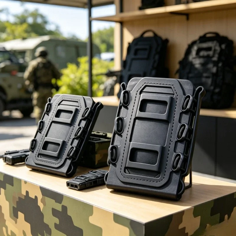 

2026 New 5.56 7.62 Soft Mag Pouch Foam Darts Storage Bag MOLLE Clip Tactical Toy Accessory