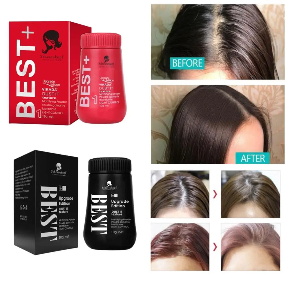 10g Haar flauschigen Puder Haarschnitt Design erhöhen Haar volumen Frizz feste dauerhafte Modell erfrischende Männer Haars tyling Puder mit Box