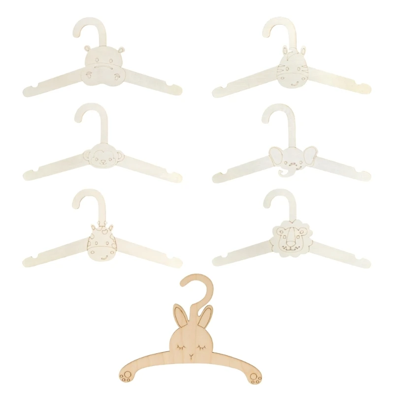 10pcs Sturdy Hangers Accessory for Kid Clothes for Jackets Sweaters Materi