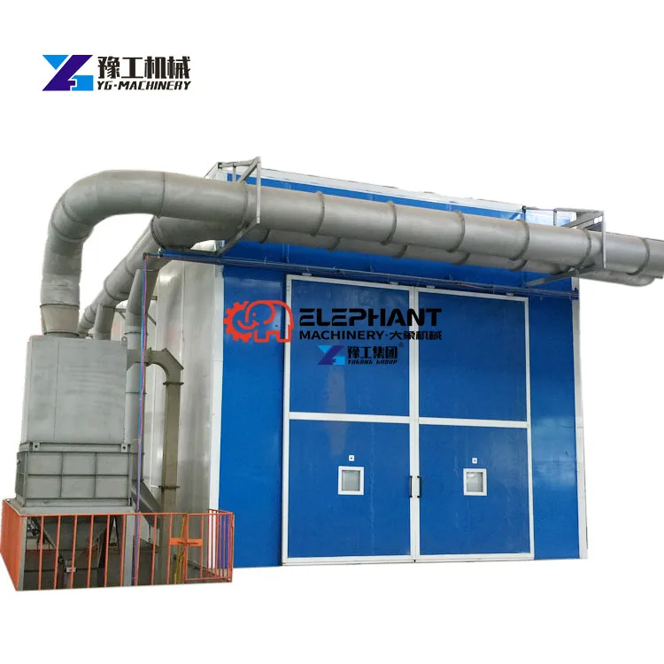 Industrial Sandblast Cabinet 20ft Container Sandblasting Room Customized Sand Blast Booth for Steel Structure Derusting