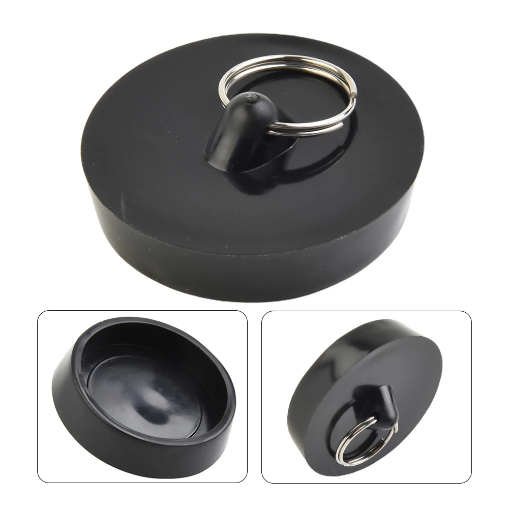 1PC Rubber Sink Plug Kitchen Bath Floor Drain Plug Sink Bathtub Drainage Stopper Laundry Leakage-proof Plug Bathroom Supplies