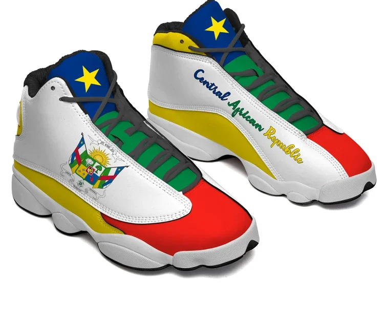 

Dropshipping Print On Demand Central Africa Cameroon Central African Chad Congo Gabon Flag Custom Sneaker Shoes Free Shipping