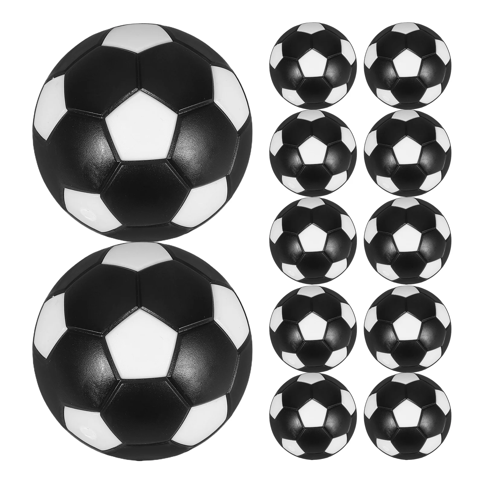 

12 Pcs Table Football Replacement Foosball Game Balls Desktop The Hips Parts and Accessories Child