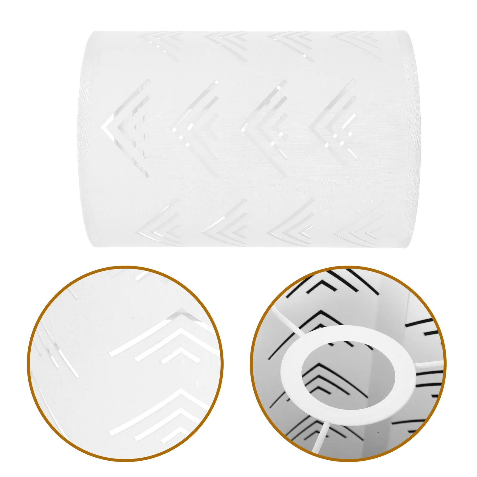 

Hollow Carved Round Lamp Shade E27 Fit Standard Fixture Stylish Home Decor Light Cover for Living Room Bedroom Study Ambient