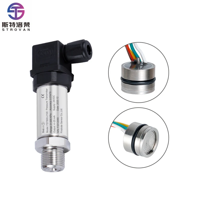 

FST800-2100 4-20mA Silicon Air Water Gas Oil Pressure Sensor Pressure Transducer Pressure Transmitter