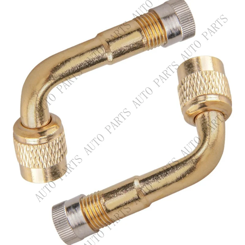 A+ for Air & Valve Nozzle Adapters, Pump Tire Attachment Foot, Bicycle Set, Copper