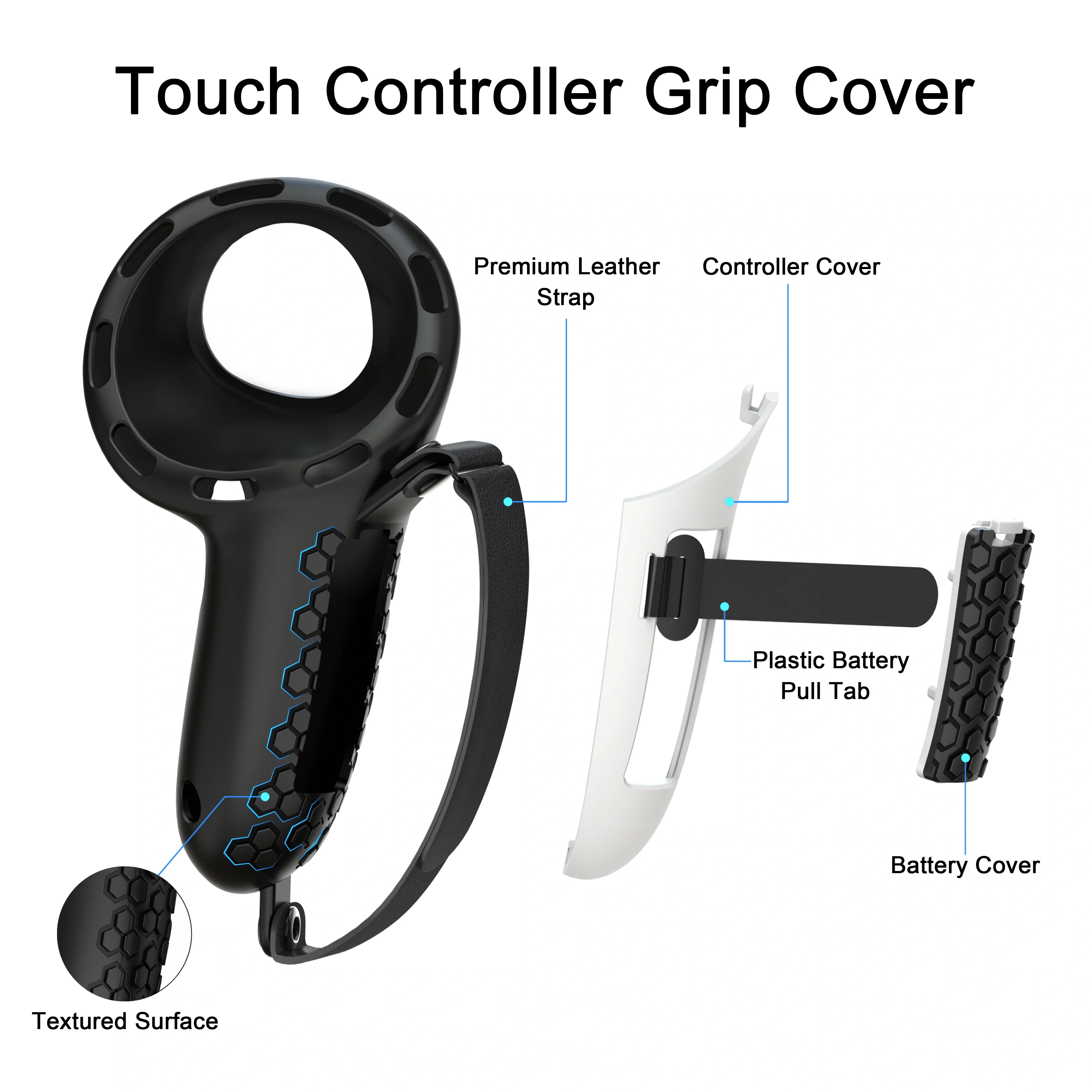 VR 6 in 1 Silicone Protective Case Set for Meta Oculus Quest 3S , face Cover, Controller Grip,shell Cover, Lens Cover, rocker ca