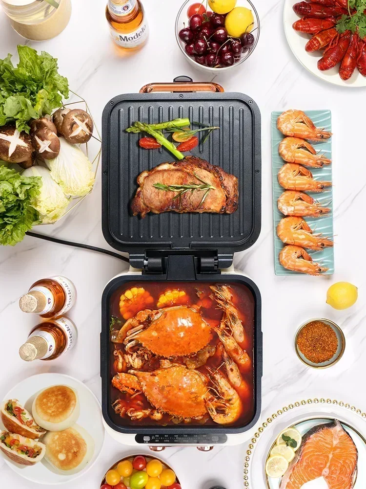electric baking pan. new Household  Double-sided heating. Detachable and washable. With deeper and larger size baking pan.