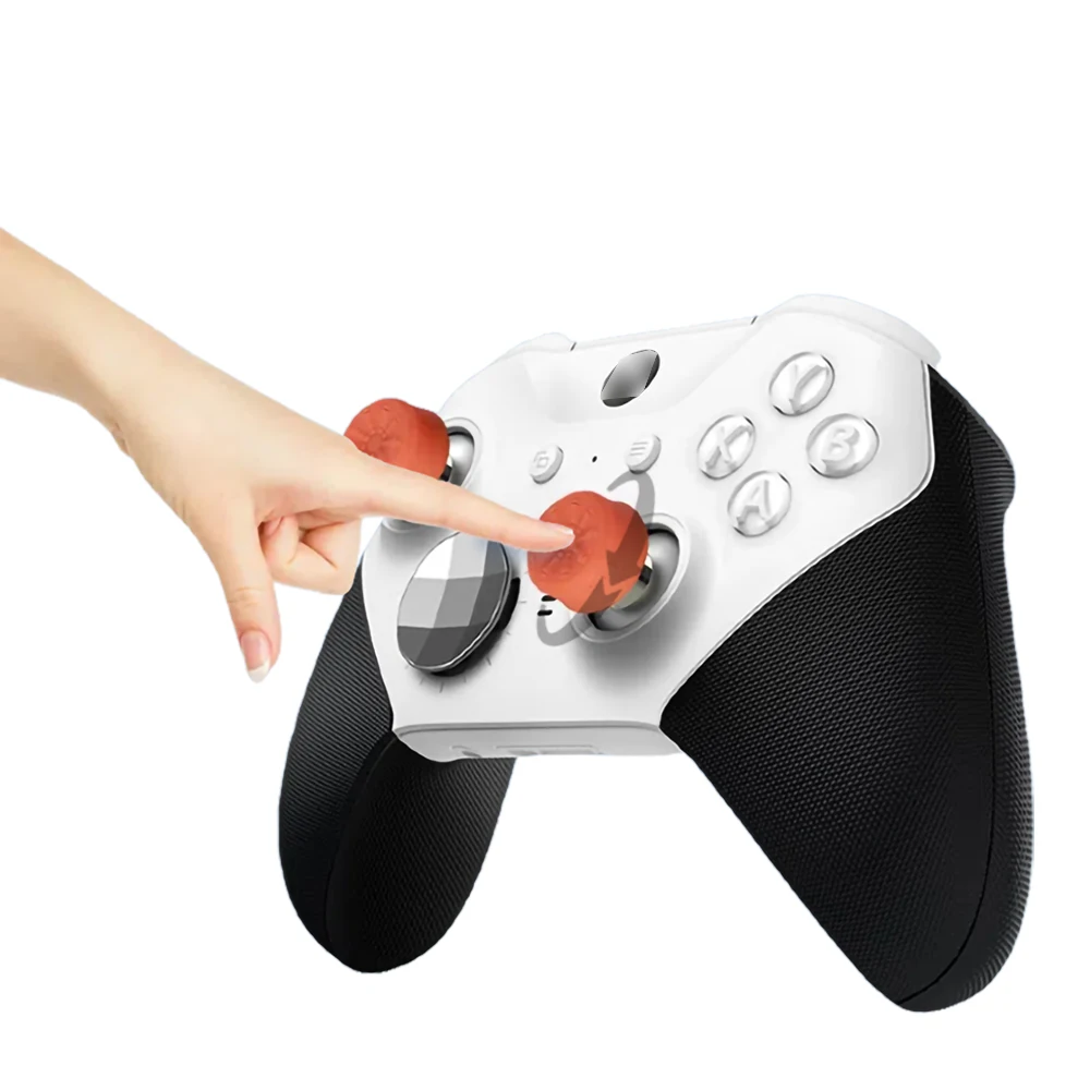 Tappo in silicone per joystick portatile da 6 pezzi per XBOX ONE & Elite 1/2 e serie X/S Controller di gioco Set di impugnature per pollice Tappo per stick analogico