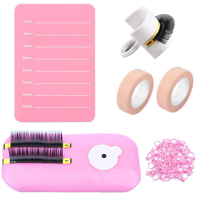 Acrylic Eyelash Extension Organizer Pallet False bracket Simple Hand Strap Display Board Eyelash Extension Scaling Tool