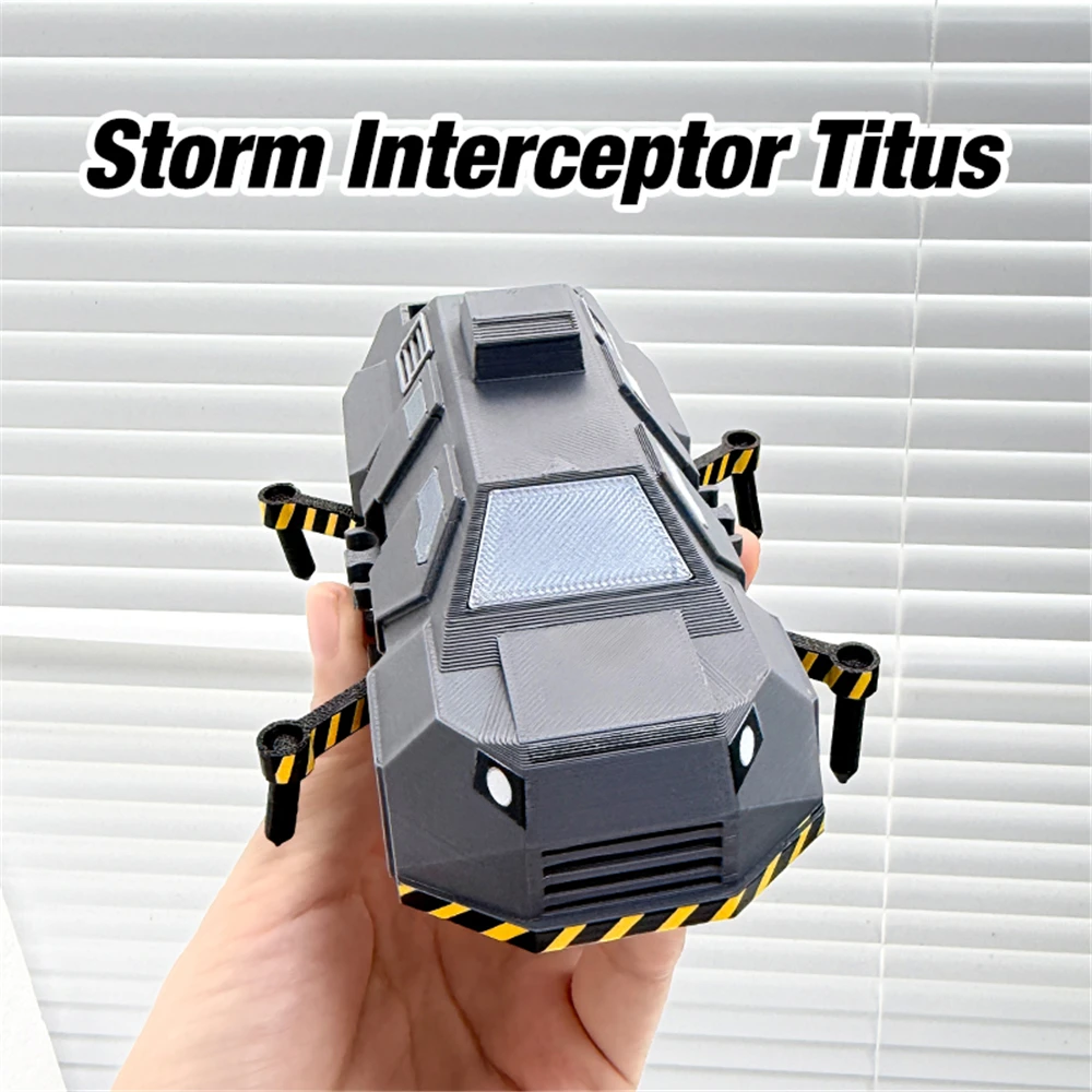Storm Interceptor Titus Tornado Chaser Gepanzertes Fahrzeugmodell Filmreplik Sammlerstück Auto für Heimdekoration Zubehör – Detail 7