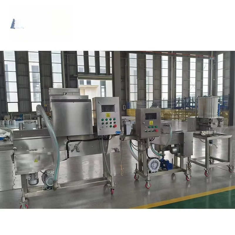 customized batter‑coater patty‑former stainless forming‑line compatible with bread crumb coating process food‑production site
