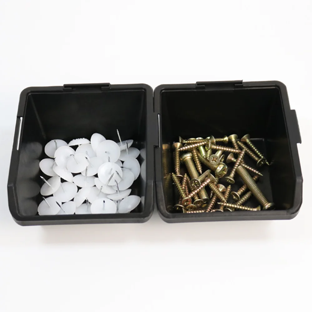 QXR TM1 ESD Bin caja de componentes de herramientas de contenedor pequeño, SMD Picking, caja de plástico antiestática negra