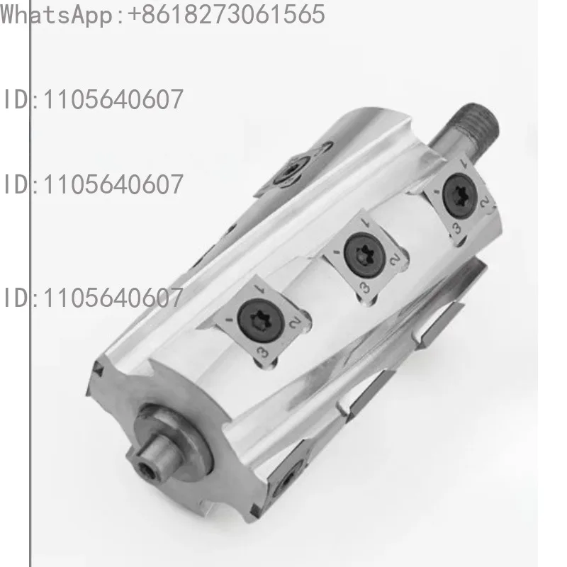 Woodworking Helical Cutter Head, Handheld Electric Planer Helical Shaft, Spiral Planer Replacement Blade Shaft