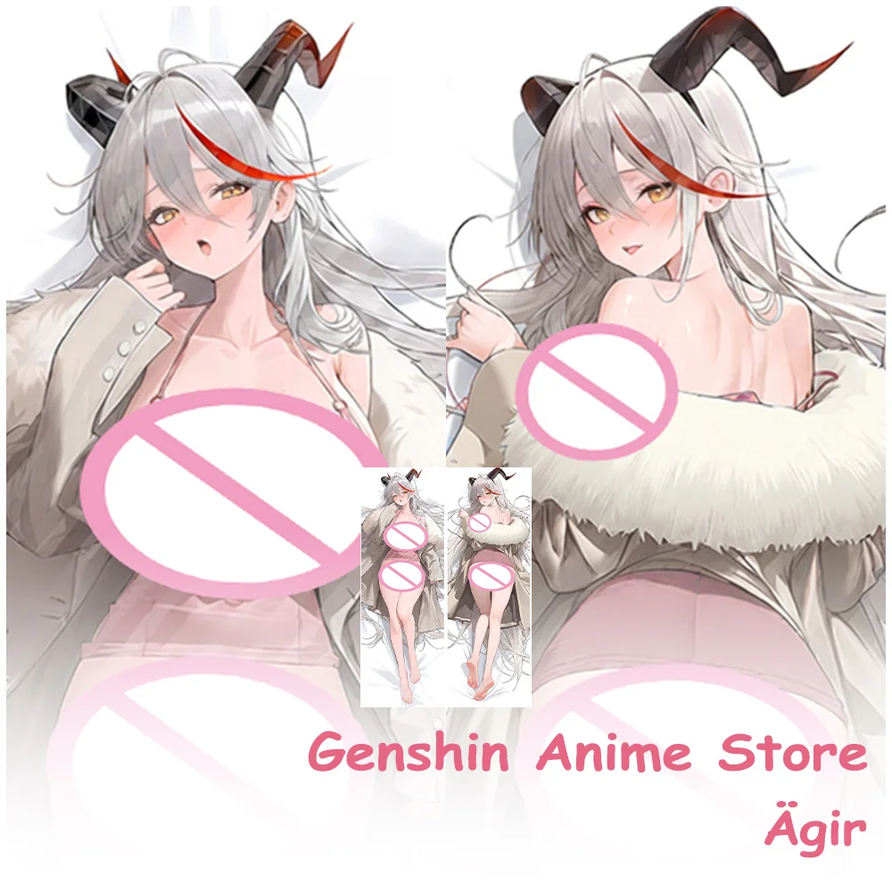 Cartoon Azur Lane Agir Fullbody Dakimakura Abdeckung Cosplay Requisiten Anime Doppelseitig Bedruckte Otaku Kissen Kissenbezüge