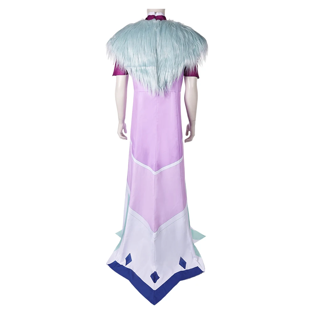 Fantasia helluva anime chefe andrealphus cosplay traje masculino disfarce adulto vestido capa roleplay outfit halloween carnaval terno