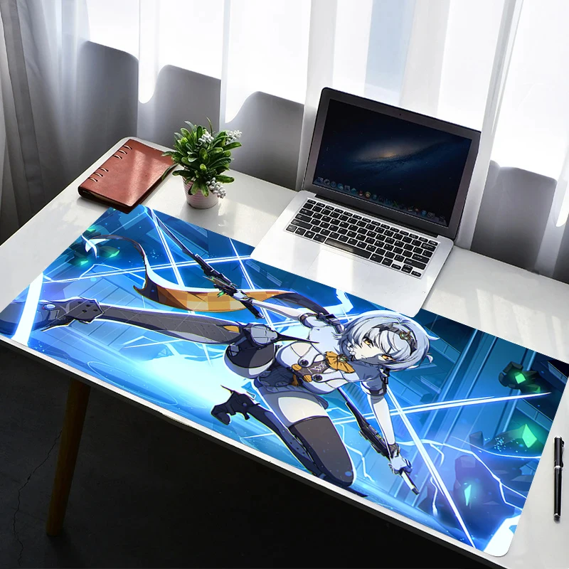 لوحة ماوس للألعاب، وسادات ممتدة، حصيرة ماوس Zenless Zone Zero Anby Demara، لوحة ماوس محمولة لخزانة الكمبيوتر، حصيرة مكتبية #4