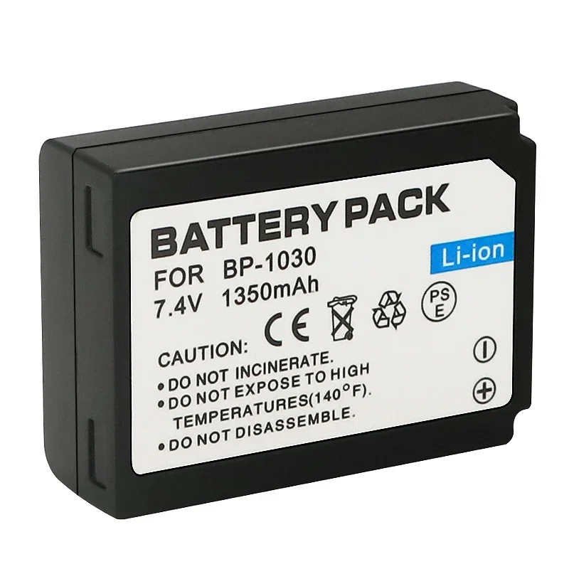 1350mAh 7.4V Camera Battery BP1030 BP-1030 BP1130 Battery for Sony Samsung NX500 NX1000 NX2000 NX210 NX300 BP 103