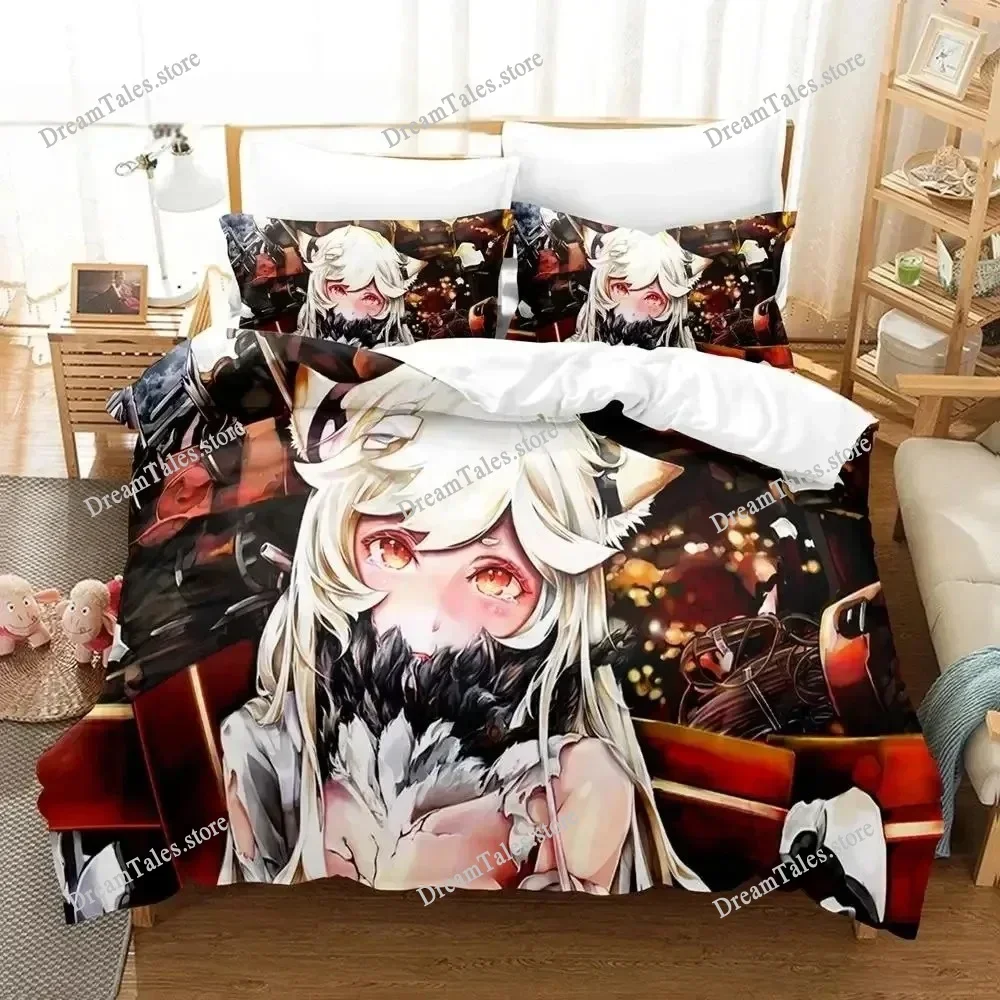 3D Printed Anime Kantai Collection Bedding Set Boys Girls Twin Queen Size Duvet Cover Pillowcase Bed Kids Adult Home Textile